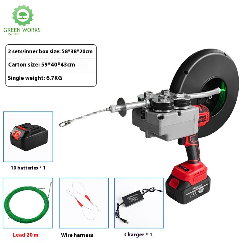 Custom Electric Automatic Wire Pipe Threading Machine for Your Wire Puller Tool Needs