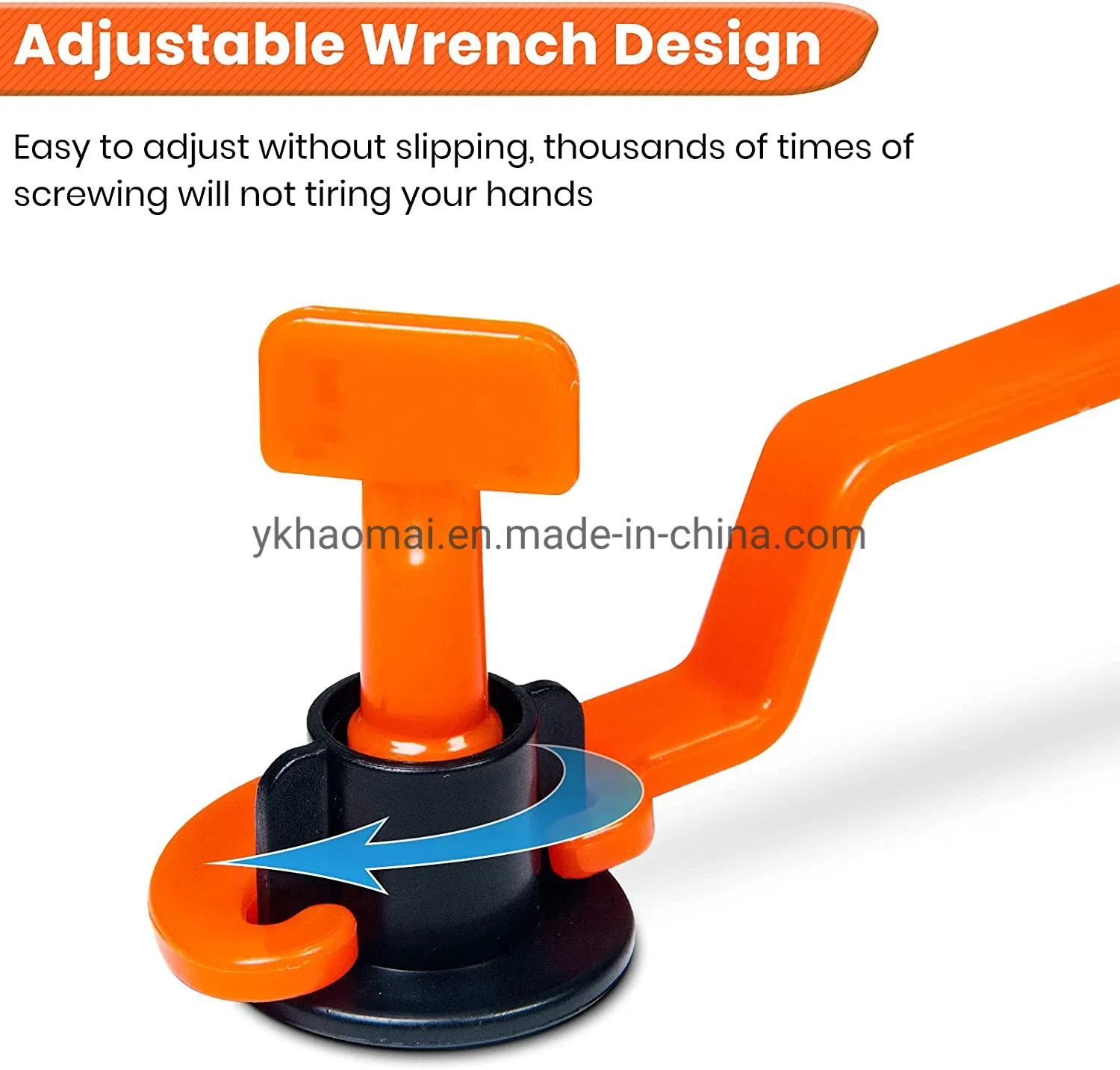 2022 Amazon Hot Sale Tile Leveling System 100PCS Ceramic Leveler 4PCS Special Wrenches 500PCS Tile Spacers 2mm Wall Tiling Tools