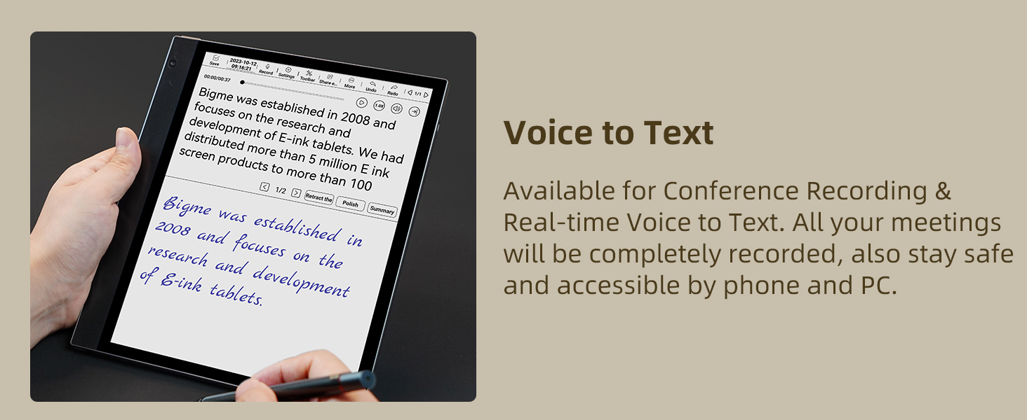 Full Color Continuous Reading Without Power E-Ink Ebook Reader