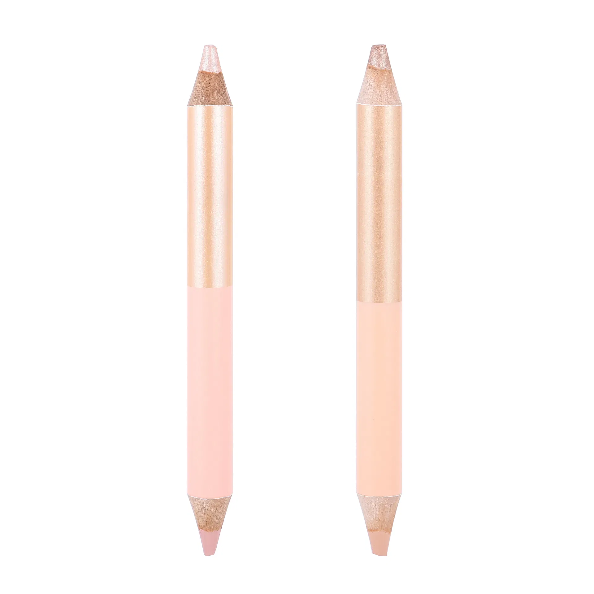 Makeup Wooden Dual End Eyebrow Highlighter Pen Concealer Pencil Private Label