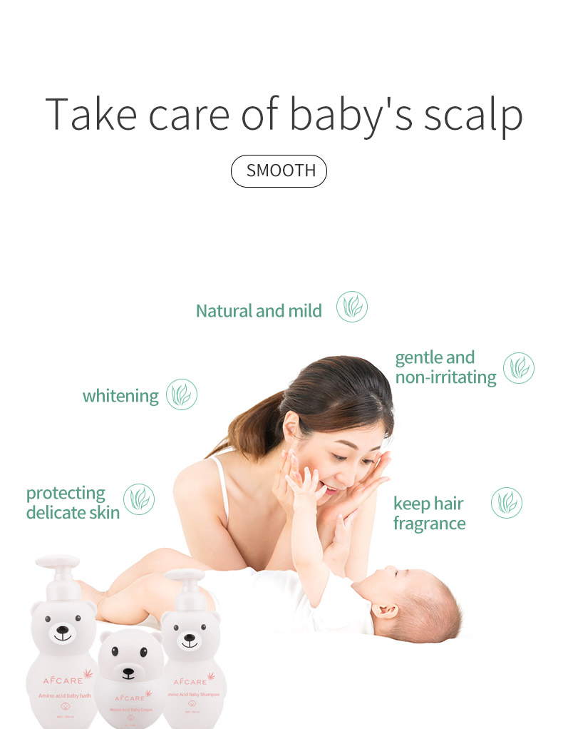 Private Label 2-in-1 Natural Organic Baby Wash Skin Exfoliating Milk Shower Gel