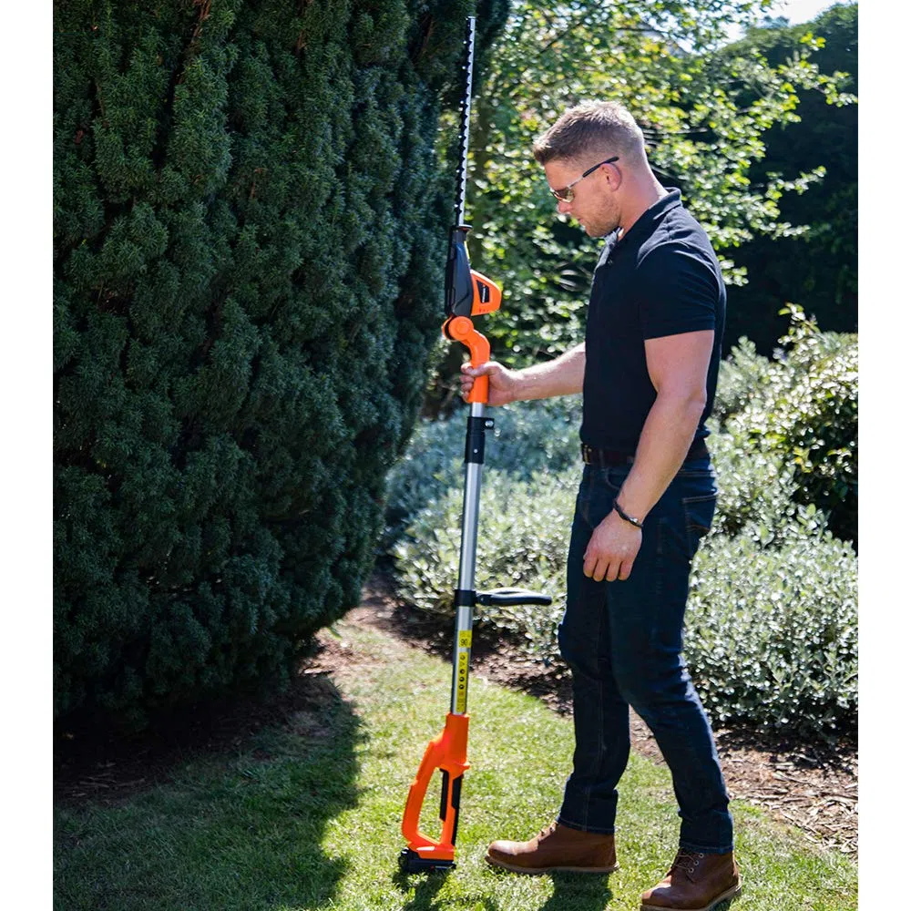 Dual Action Head Design Lithium-Ion Telescopic Hedge Cutter Trimmer-Lh C41A
