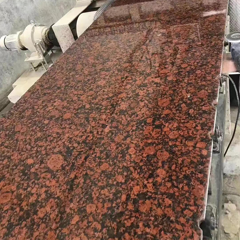 Luxury Carmen Red Granite Kitchen Island