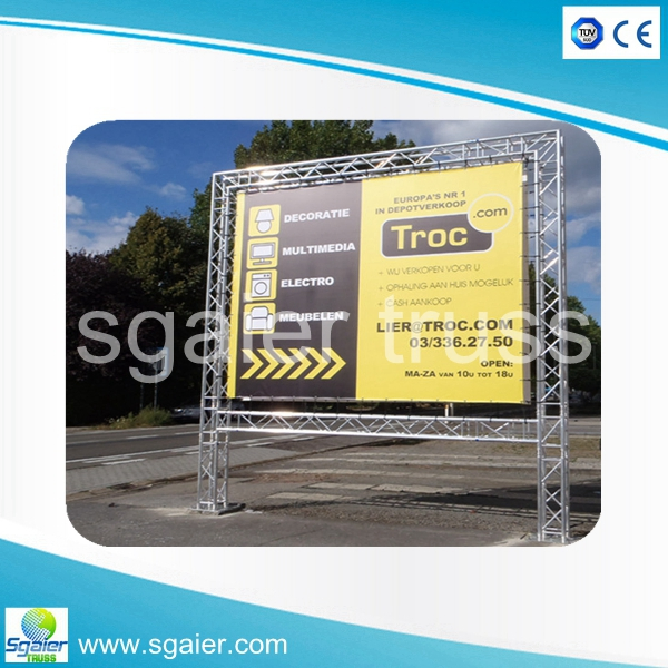 Banner Structure Banner Stand Banner Support Aluminium Truss Price