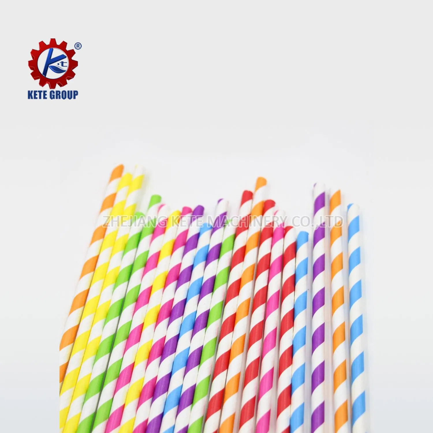 Paper Straws Drink Tubes Party Black Stripe Straws for Boba Drinks Bubble Tea Happy Birthday Straw