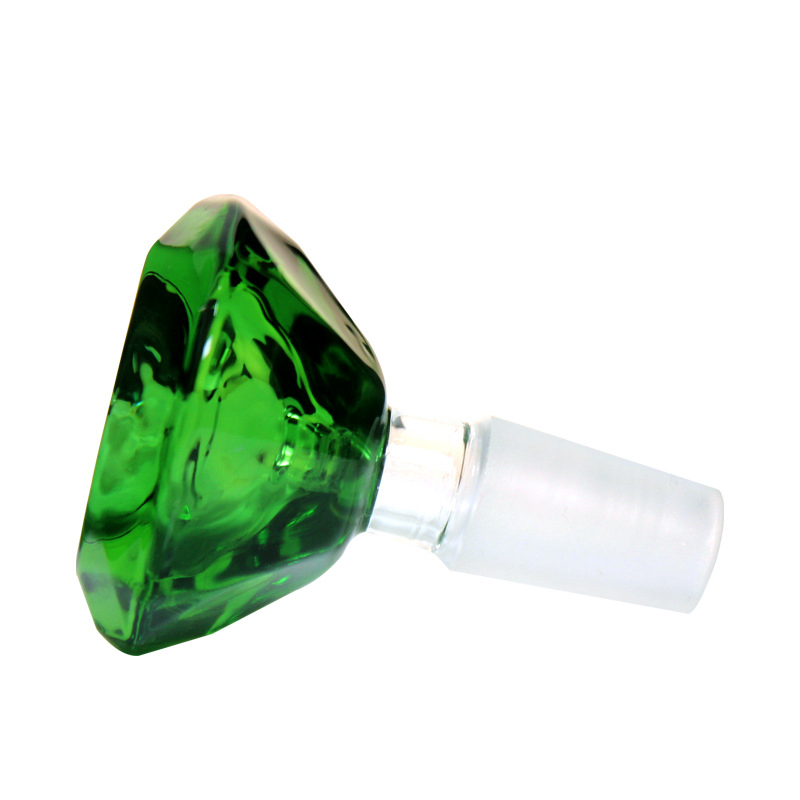 Thick 14mm Diamond Shape Male for Hookah Glass Water Pipe Bowl