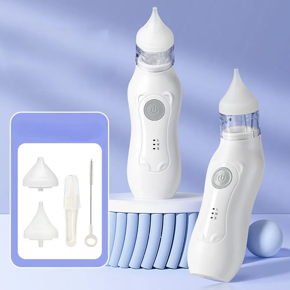 Nasalclean Mini Suction Device for Infants and Toddlers with 3 Adjustable Suction Levels Anti-Backflow Storage Type-C Charging