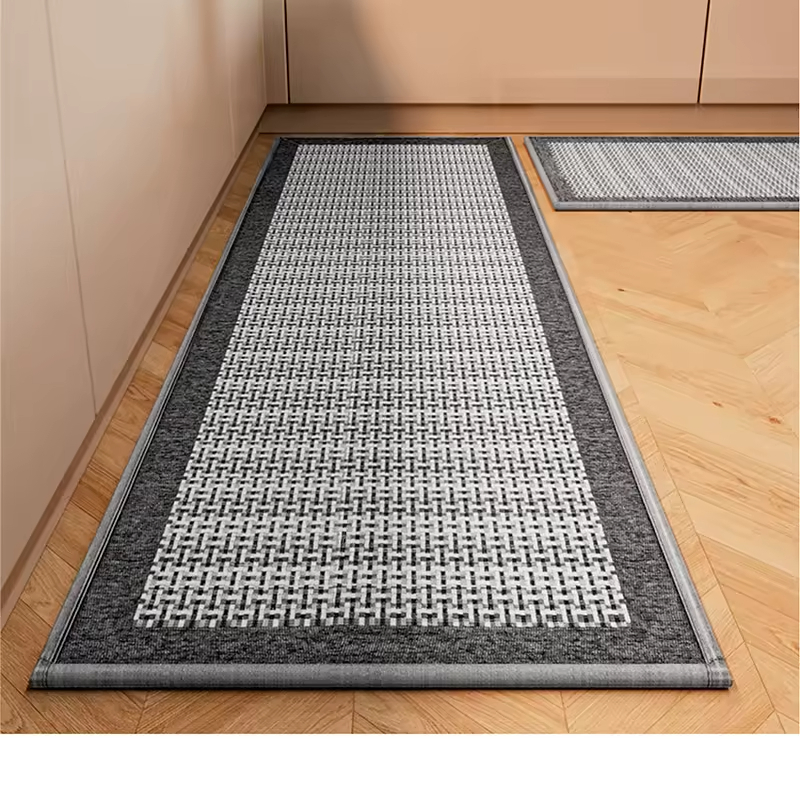 Custom Logo Floor Mat Non-Slip Kitchen Machine Washable Rubber Mat