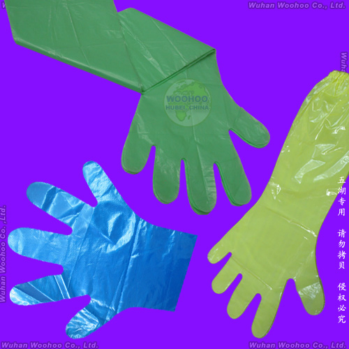 Plastic/LDPE/EVA/CPE/Rectal/Examination/Disposable PE Veterinary Gloves with Shoulder Length Full Arm Long Sleeve for Animal Husbandry/Artificial Insemination