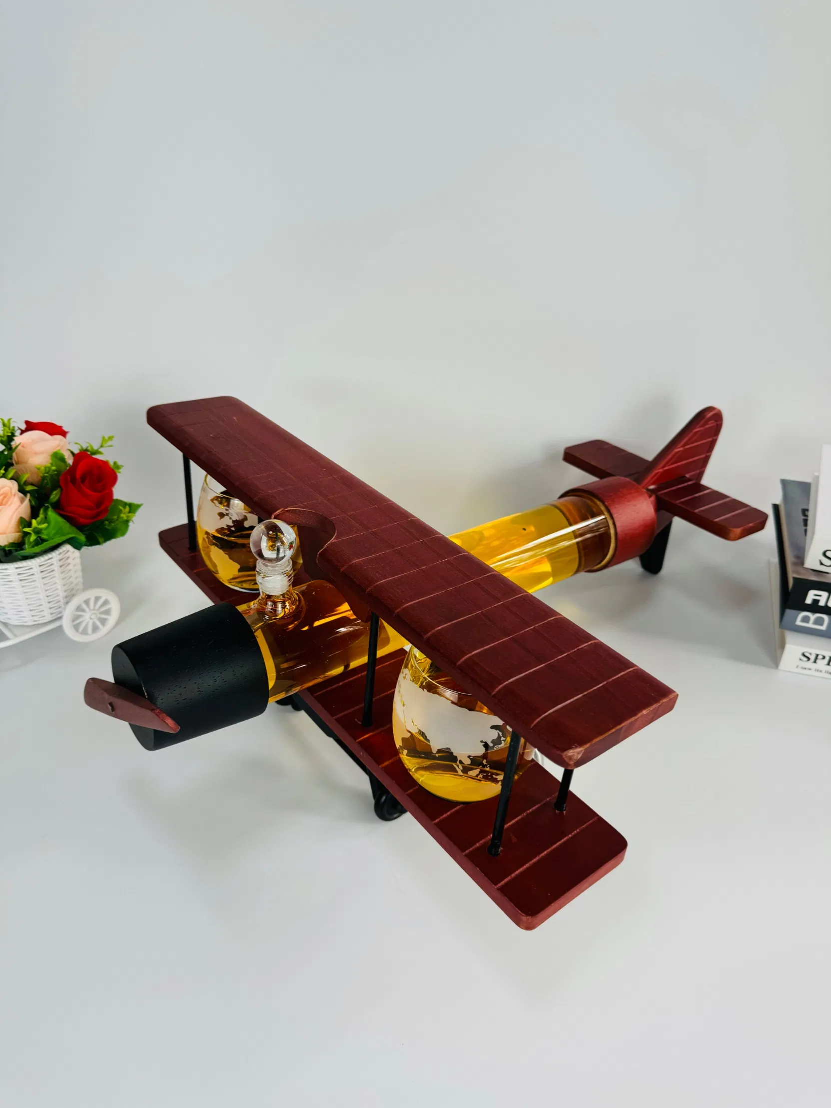 High Borosilicate Glass Decanter Set with Elegant Design