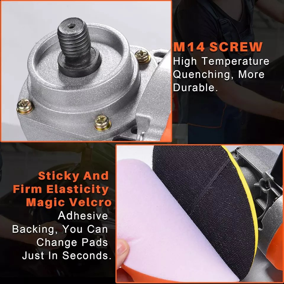 Профессиональная полировальная машина для авто и дерева