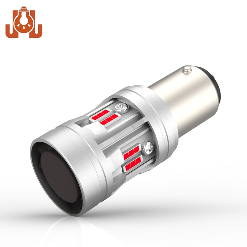 Светодиодная лампа 1157 красная для стоп-сигнала и габаритов