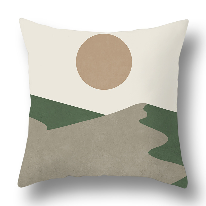 Excellent Quality Sofa Home Decorative Printing New Green Cushion Cover
