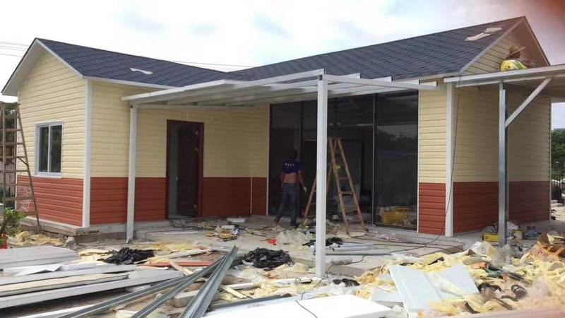 Luxury Decorated Sandwich Panel House Prefab Villa Light Steel Home House