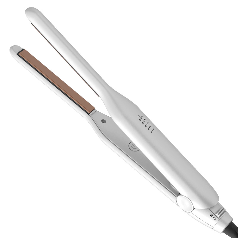 Portable Small Two-Piece Straight Hair and Curling Iron Ceramic Professional LED Display Screen