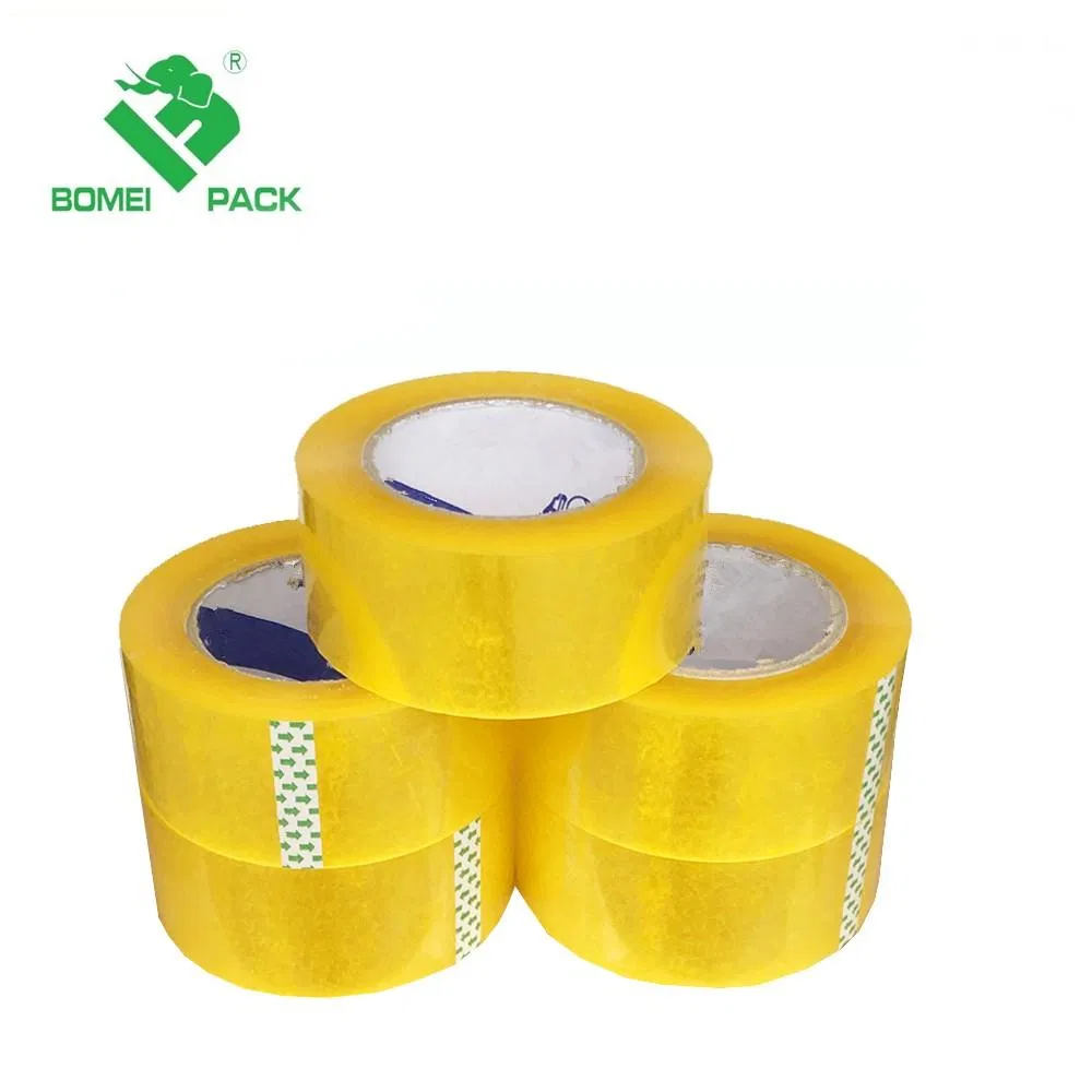 Strong Sticky Hot Melt Transparent Yellowish BOPP Packing Tape Wholesale