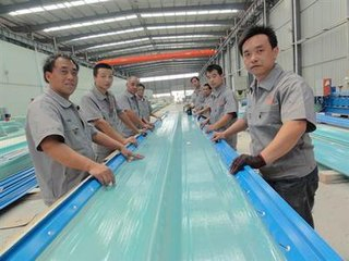 Impact Resistant Colorfl Corrugated FRP Sheet Used for Room Roofs