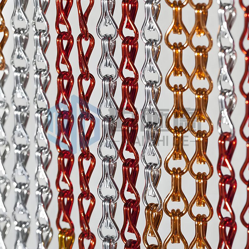 Modern Light Weight Metal Chain Curtain Mesh