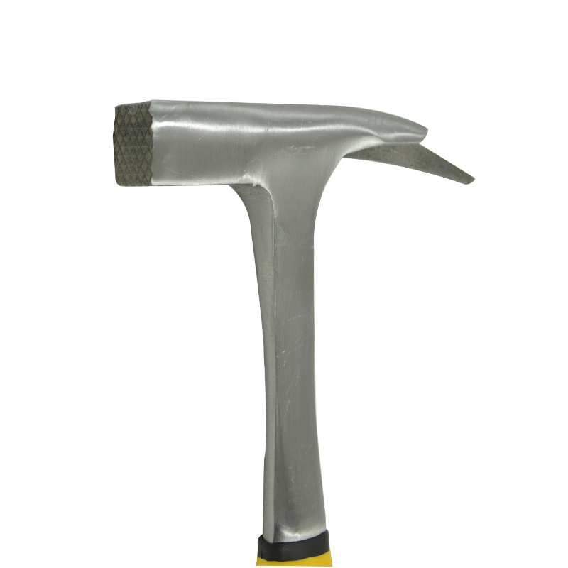 New Product One Piece Steel Handle Nail Roofing Hammer 600g with Magnet and Non Slip