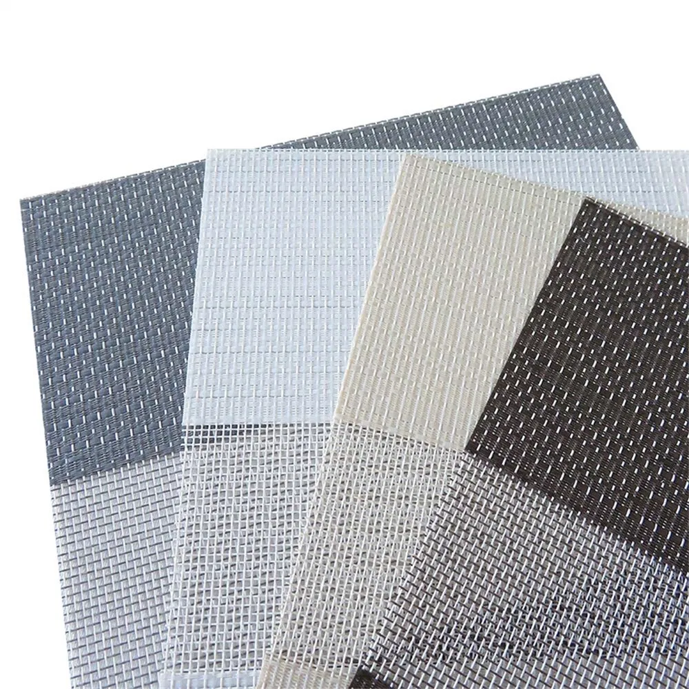 Custom Waterproof Blackout Roller Blinds Fabrics– PVC Dual Day & Night Zebra Sunscreen Window Blinds for Indoor Home Office Hotel Blinds Fabric