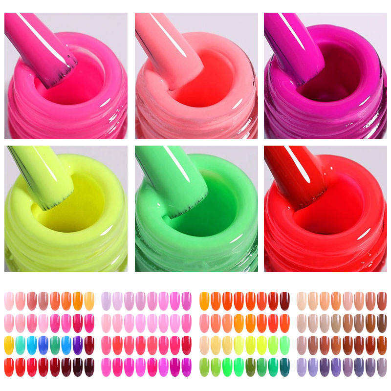 Kerui Wholesale High Quality OEM 15ml UV Free Hema Gel Nail Polish