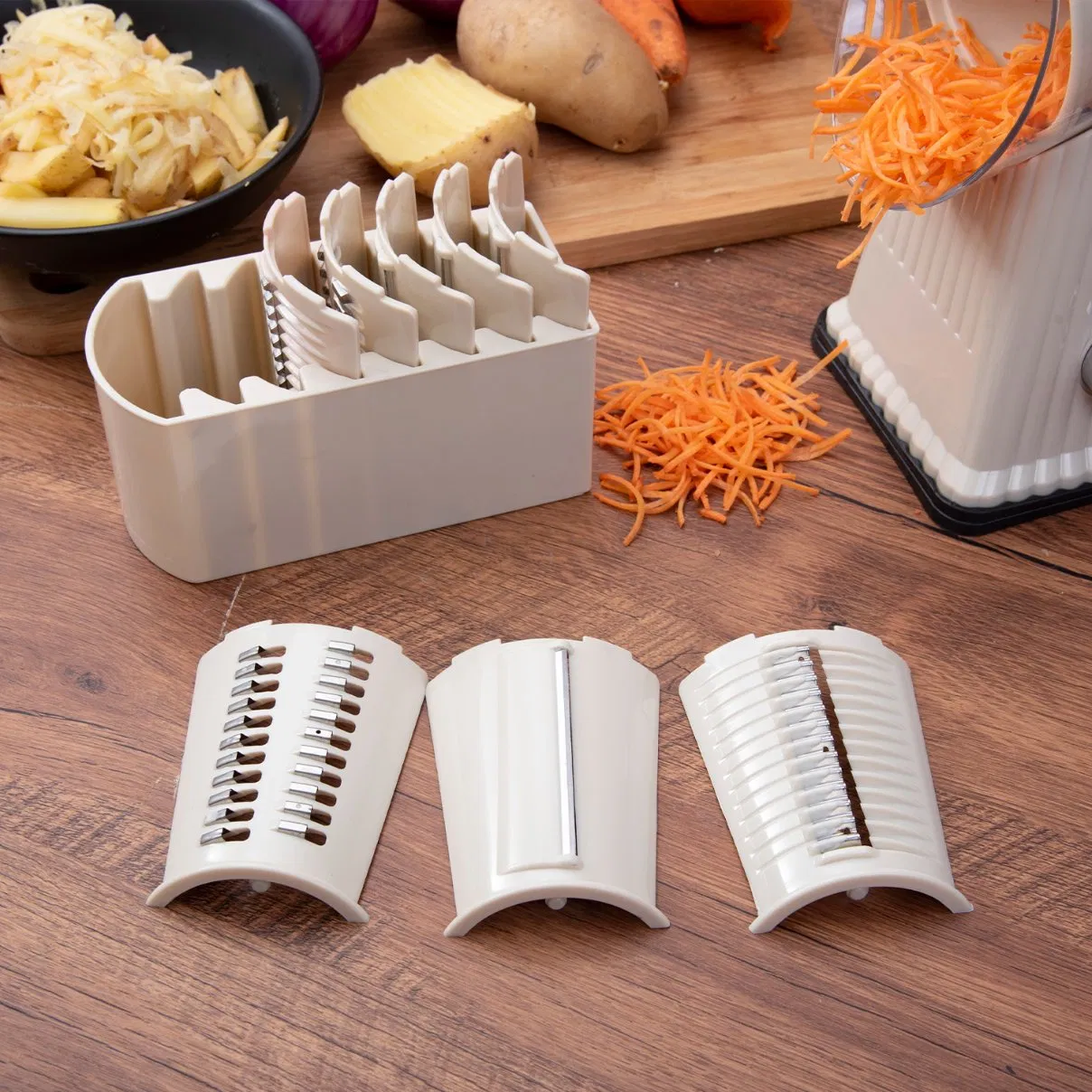 5-лезвийная тёрка для овощей и сыра, нержавеющая сталь