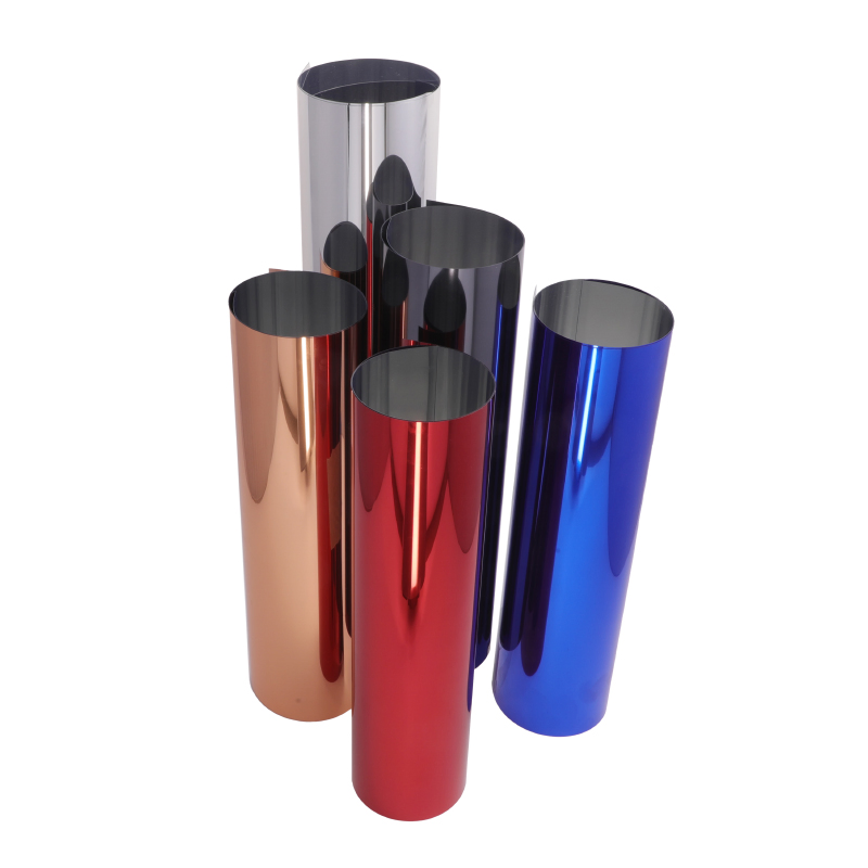 Decor Material PETG Film Plastic 1 Way Mirror Metalized Pet Film