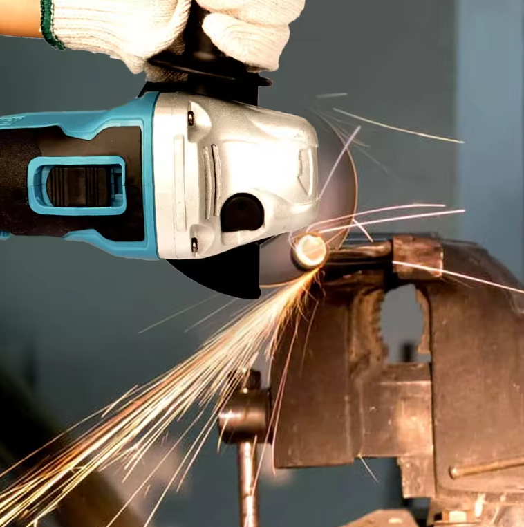 1280W Cordless Angle Grinder for Battery Powered Polishing Tasks