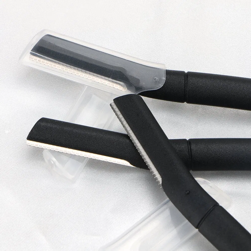 Black High Quality Eyebrow Trimmer Kit Glowing Skin Care Eyebrow Razor Make up Beauty Tool