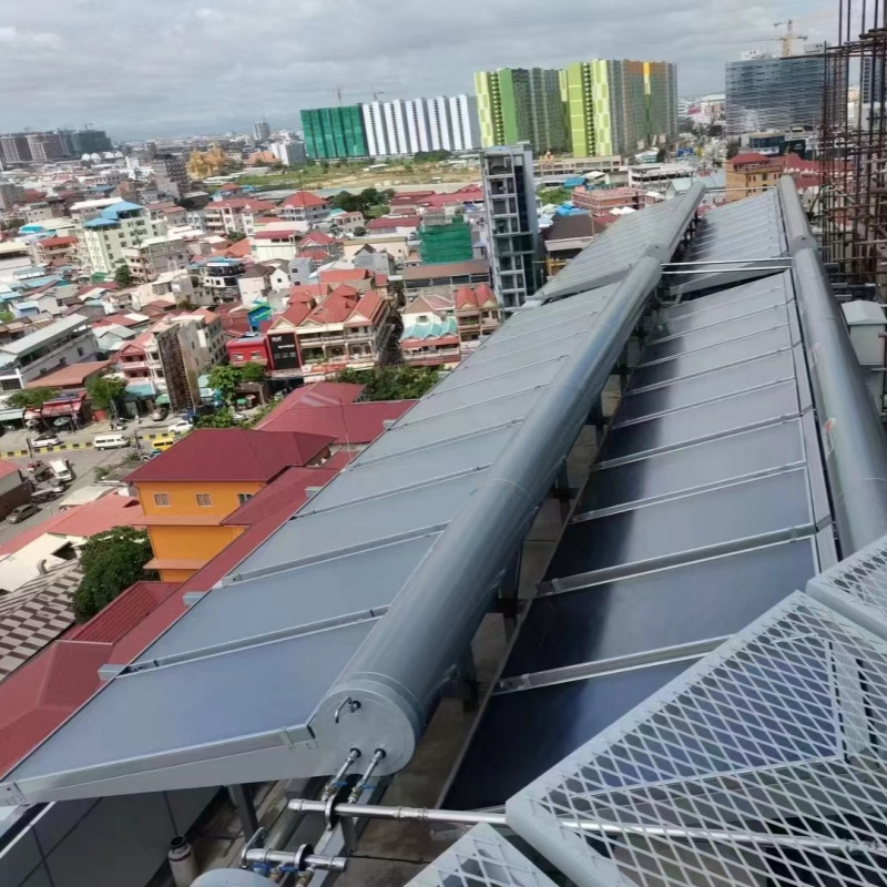 Плоский солнечный коллектор для нагрева воды