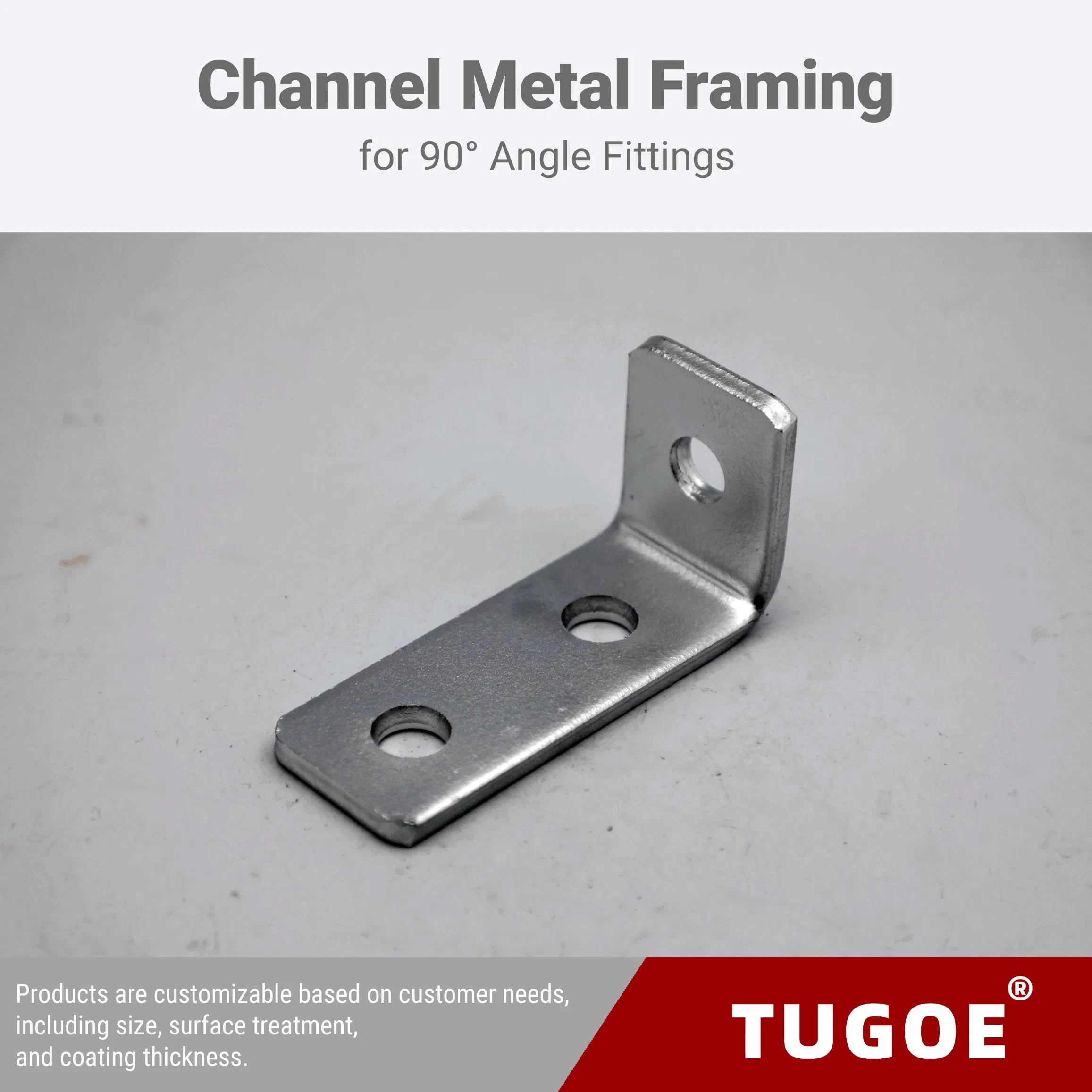 High Standard Galvanized Anti Vibration Unistrut HDG 90-Degree C Channel