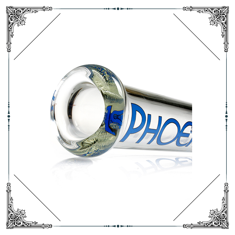 Wholesale 18 Inches with Ice Catcher Straight Tube Water Pipes Glass Smoking Water Pipes Beaker Factory