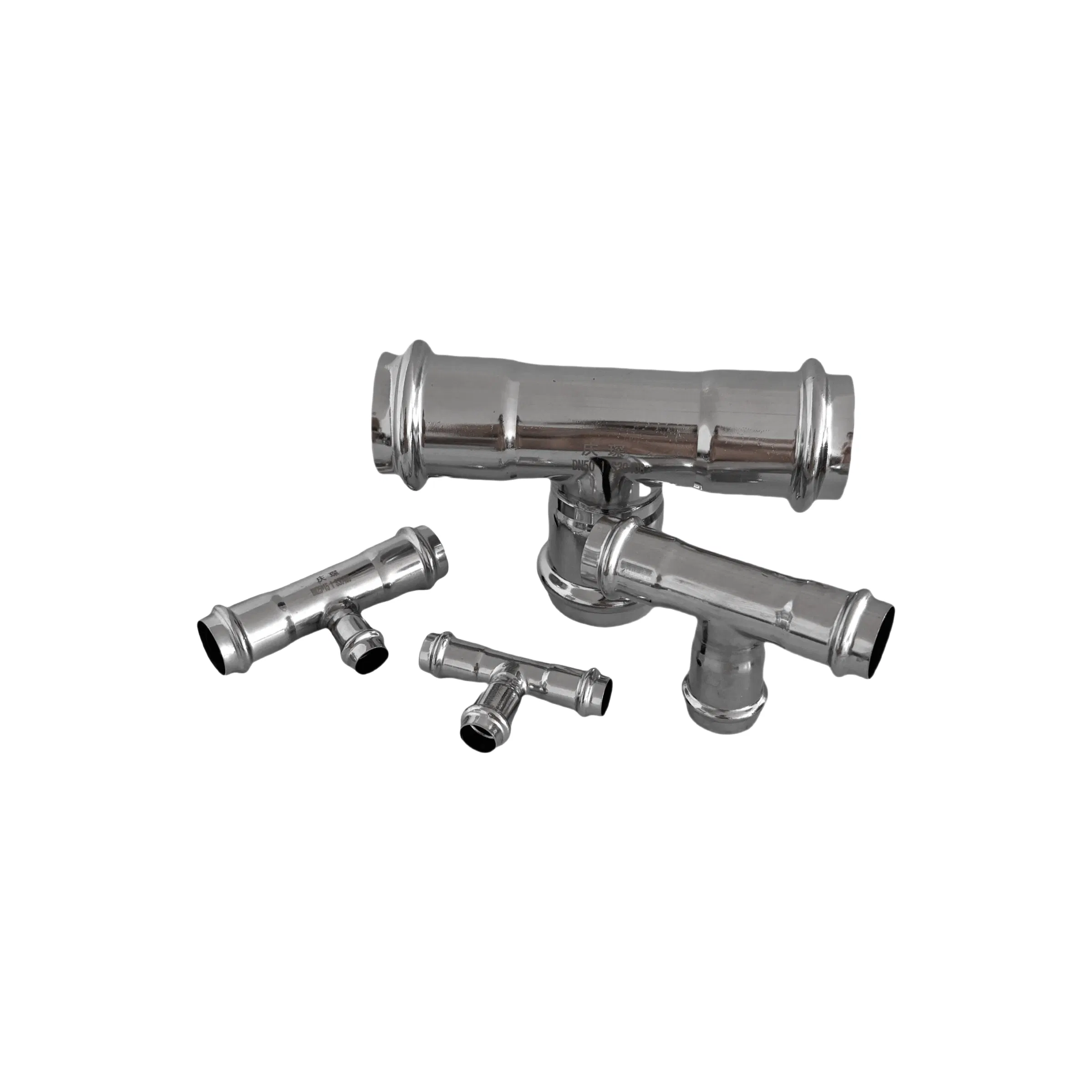 Reliable Industrial Tee Pipe Connector in Durable Stainless Steel