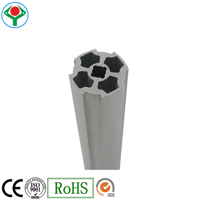 Yusi Silver Aluminum Pipe with Aluminum Joints for Industrial Cart