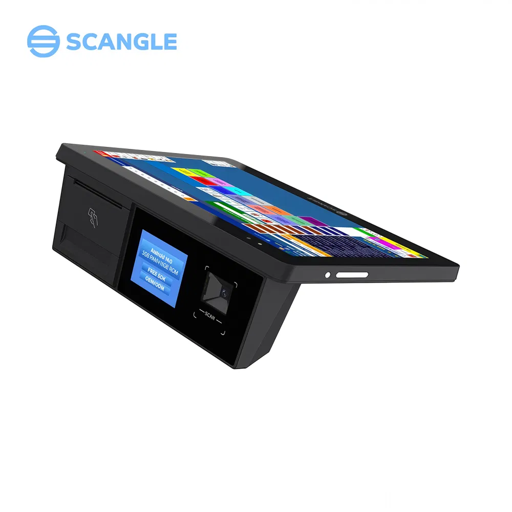 Scangle 10.1inch Touch Screen Android Handheld POS system with 58mm Thermal Printer