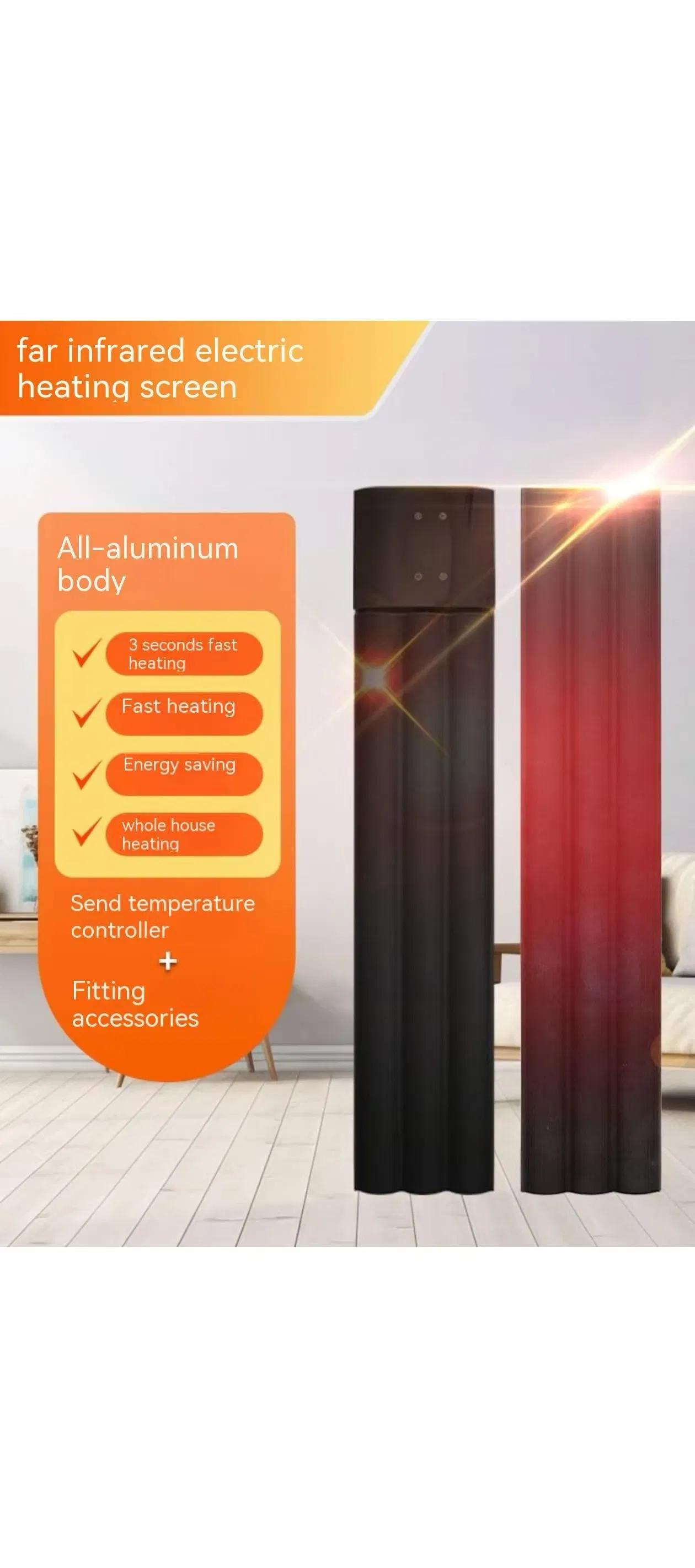 Modern Electric Radiator Panel Air Heater with Infrared Heating Technology Indrared Heating Panel