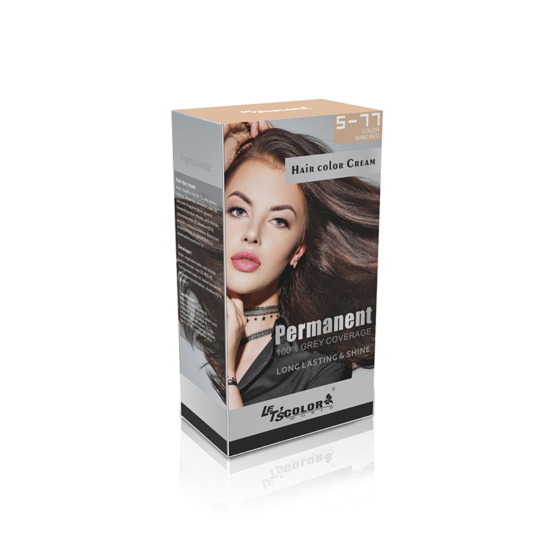 New Design Hair Dye Cream Kit Natural Hairstyle Color Silver Gray Permanent Hair Dye Professional Hair Color Cream