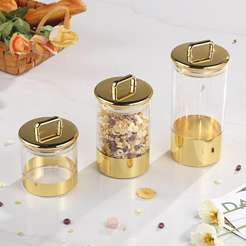 Freshness Preservation PS Plastic Sealed Storage Jars for Kitchen Use