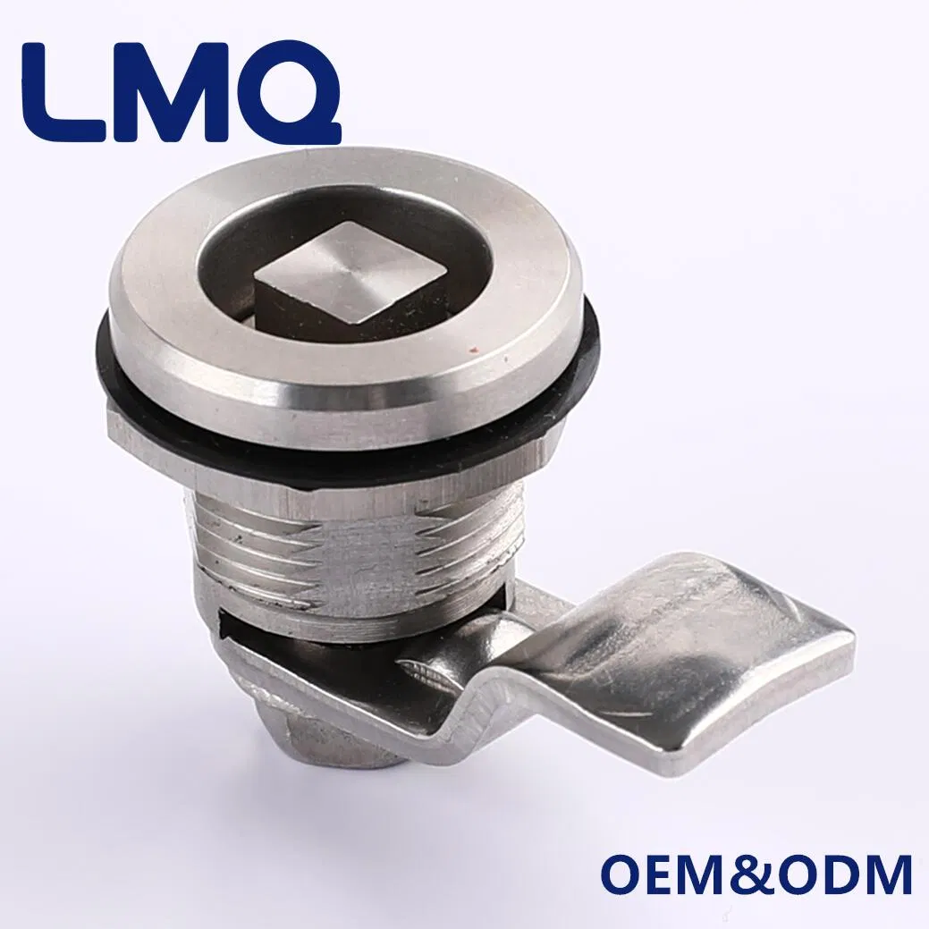 304 Stainless Steel Quarter Turn Square Lock Cam Lock for Electrical Appliances