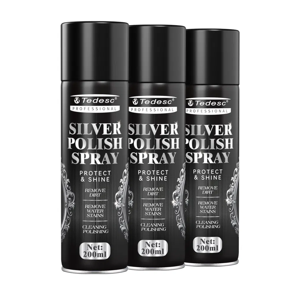 Anti Tarnish Silver Cleaner Silver Polish Spray Instant Shine for All Silver