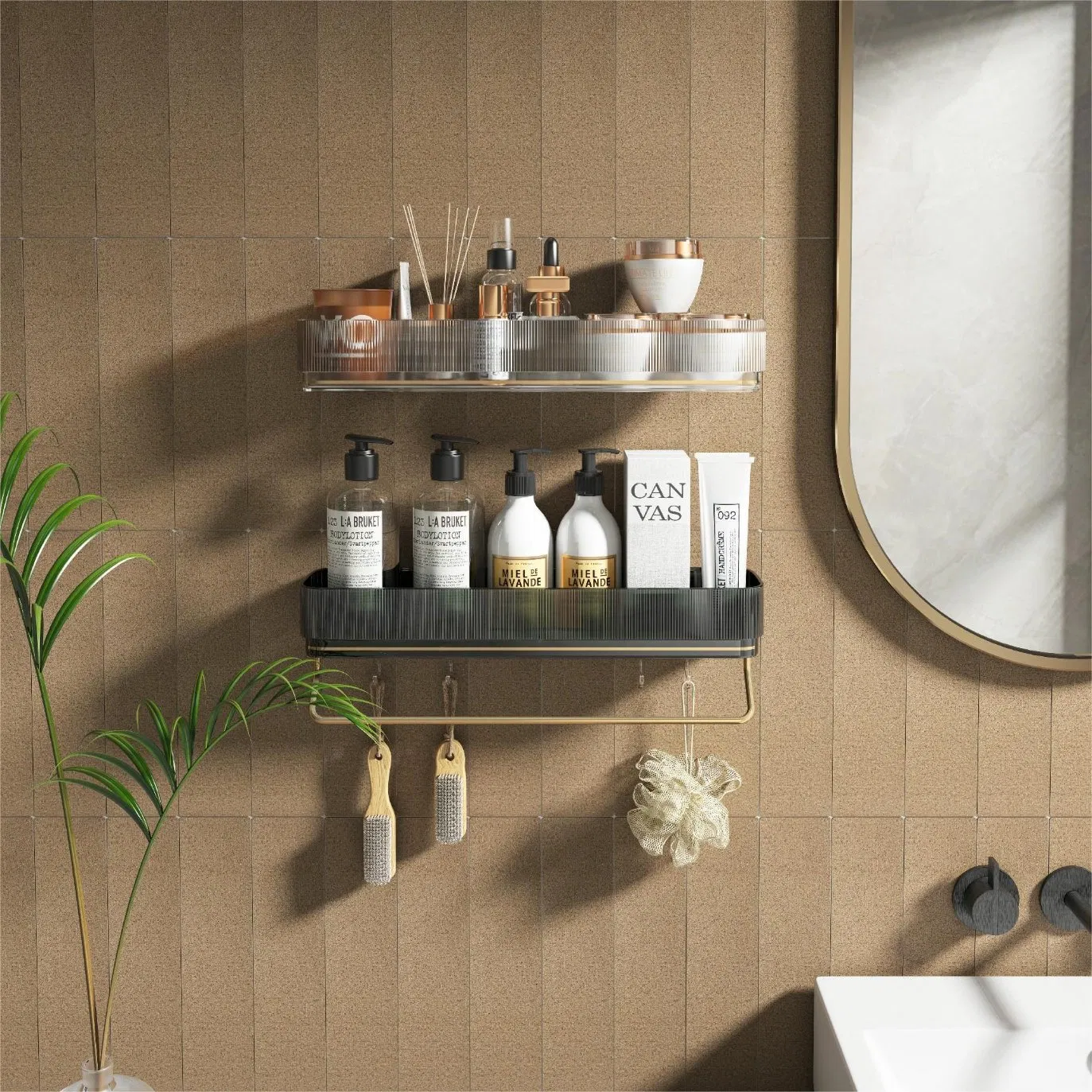 Керамическая плитка для стен 75x300 мм, цвет Palm Green