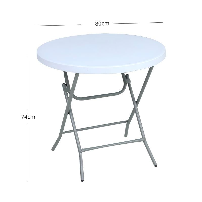 Compact Folding Round Table Easy Storage & Portable Design for Any Occasion