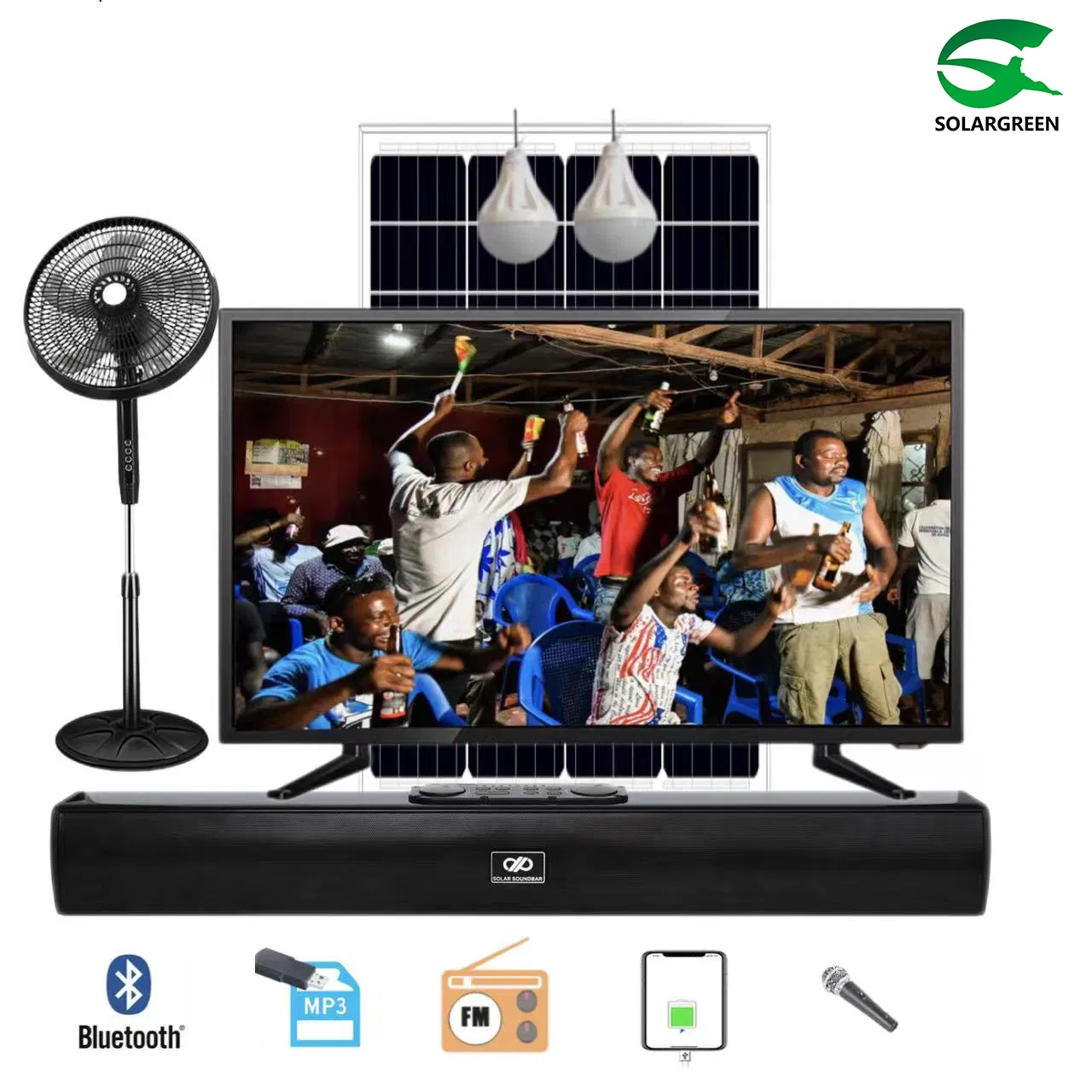 Solargreen Band Solar Power TV 43 Inch Smart TV Manufacturer