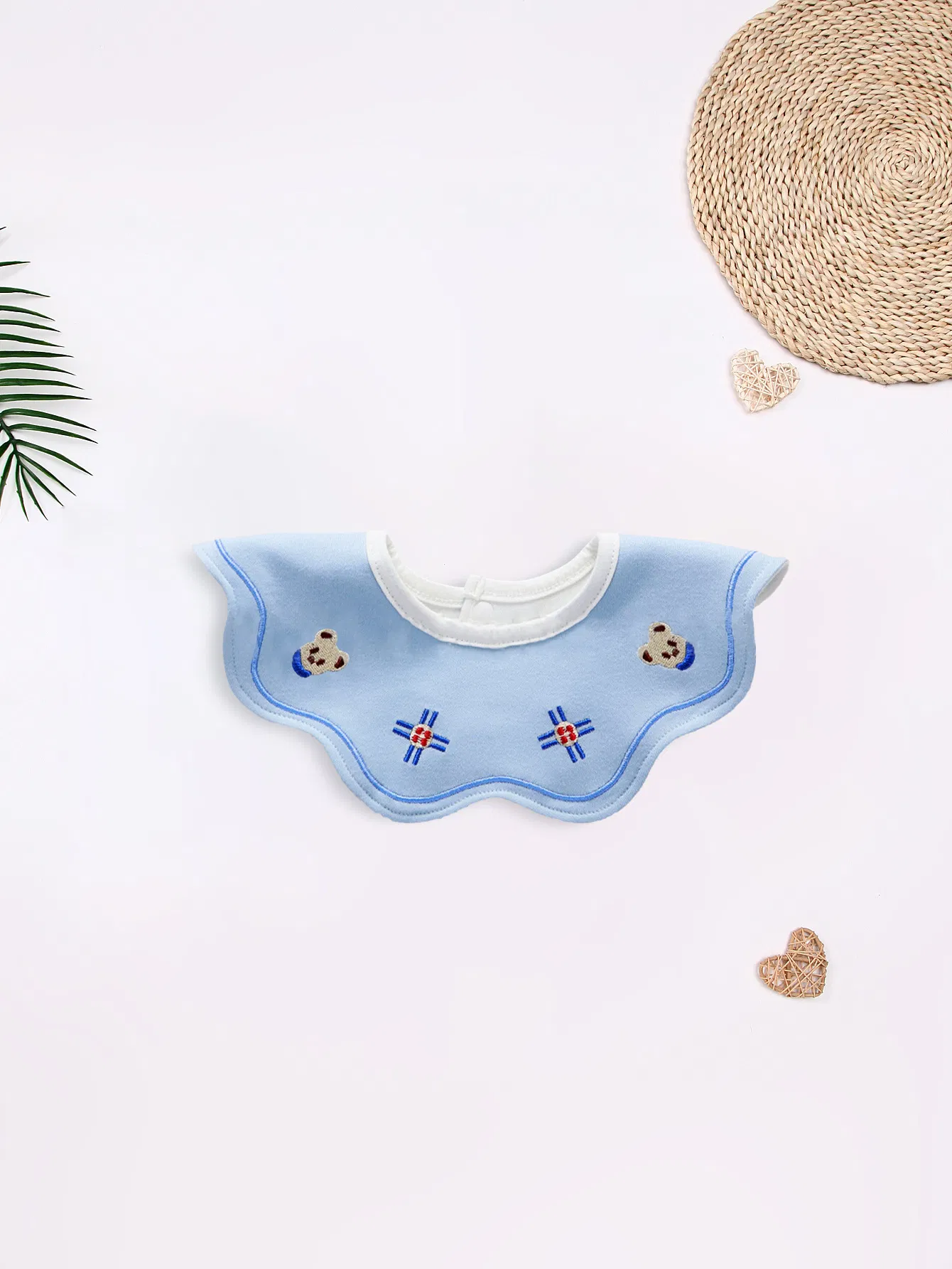 Waterproof A Grade Gauze Small Square Towel Cotton Baby Dental Bibs