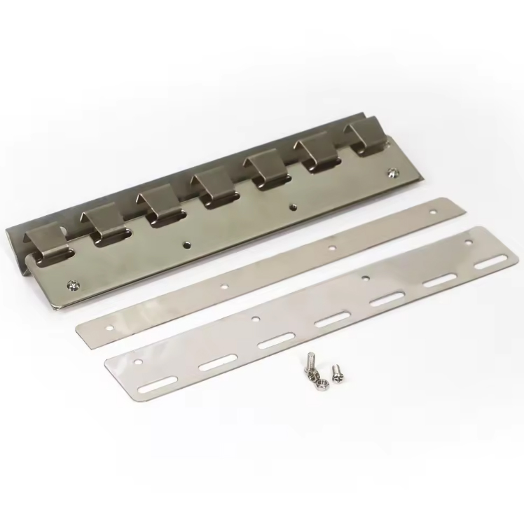 Stainless Steel Hanging Accessory System with Hanger Hardware for PVC Strip Curtains