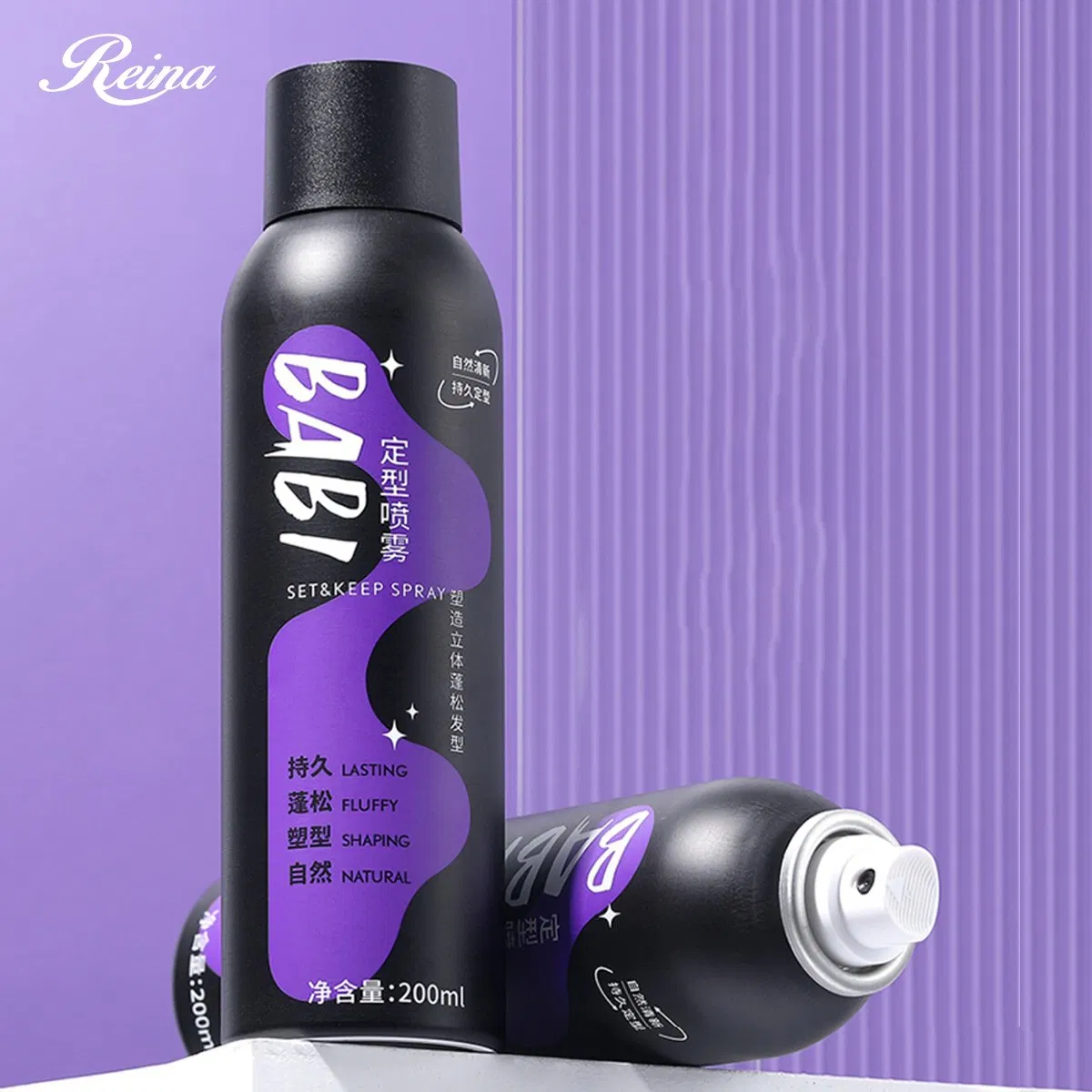 Fashion Style Professional Strong Hold Styling Hair Spray for Female