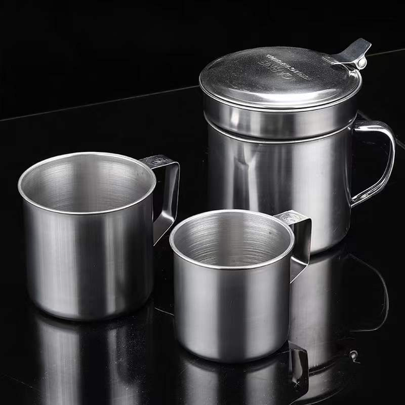 China Wholesale Kitchenware Stainless Steel Oil Filter Cup