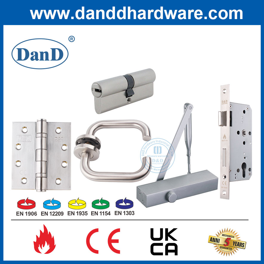 European Market Fireproof CE Aluminium Door Closer for Residential Building