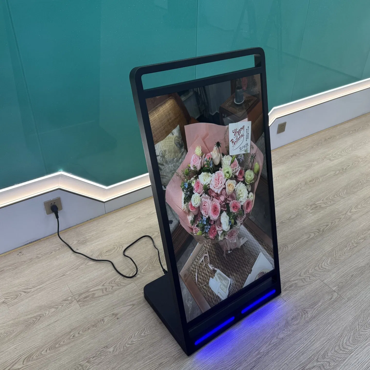 Large Digital Board Advertising Display 1920X1080 FHD Signage Screen for Shopping Mall/Restaurant/Hotel