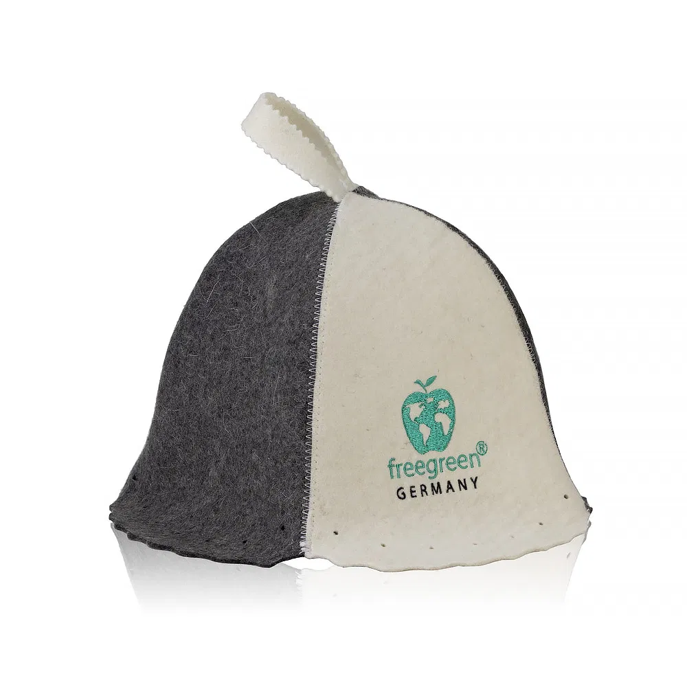 Felt Bath Hat Wool Sauna Hat Thickened Absorbent Bathroom Sauna Hat Protect Hair for Women and Men